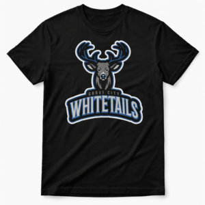 Grove City Whitetails Black Logo T-Shirt